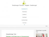 dampfreiniger-test.com Webseite Vorschau