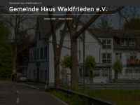 hauswaldfrieden.eu Webseite Vorschau