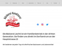 baeckerei-liechti.ch Webseite Vorschau
