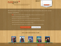 flickrack.com Webseite Vorschau