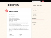 hdcpcn.wordpress.com Webseite Vorschau