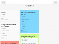 habasch.ch Webseite Vorschau