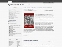 syndikalismusinberlin.wordpress.com Webseite Vorschau