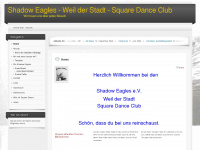 shadow-eagles.de Webseite Vorschau