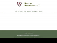 hegering-hohenlimburg.de Webseite Vorschau