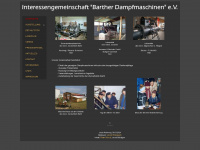 barther-dampfmaschinen.de Webseite Vorschau