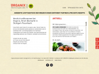 organix-biomarkt.de Webseite Vorschau