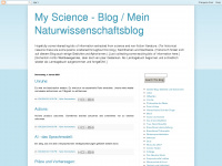 meinnaturwissenschaftsblog.blogspot.com Webseite Vorschau