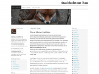 stadtfuchsensbau.wordpress.com Webseite Vorschau