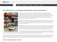 kommissionierwagen.info Webseite Vorschau