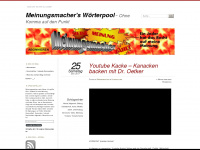 meinungsmachers.wordpress.com Webseite Vorschau