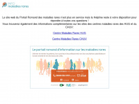 info-maladies-rares.ch Webseite Vorschau