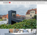 hieber-beton.com Webseite Vorschau