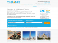 visabox.de Webseite Vorschau