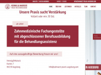 zahnarzt-praxis-augsburg.com Webseite Vorschau