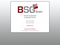 bsg-gmbh.com Webseite Vorschau