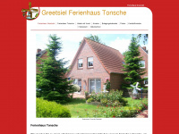 ferienhaus-tonsche-greetsiel.de Webseite Vorschau