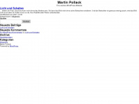 martinpollack.net Webseite Vorschau