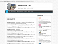 ebook-reader-test.org Webseite Vorschau