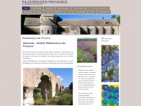 pilgerreisen-provence.com Webseite Vorschau