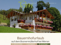 boznermuellerhof.it Webseite Vorschau