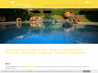 christinhof.it Webseite Vorschau