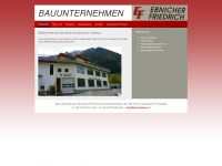 ebnicherbau.it Webseite Vorschau