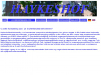haykeshof.nl Webseite Vorschau