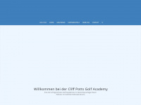 cliff-potts-golfacademy.com Webseite Vorschau