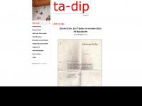 ta-dip.de Webseite Vorschau