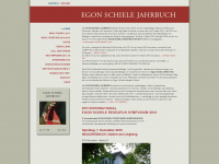 egon-schiele-jahrbuch.at Webseite Vorschau