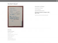 norbert-bauer.com Webseite Vorschau