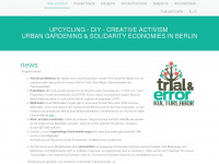 trial-error.org Webseite Vorschau