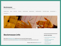 beckmesser.info Webseite Vorschau