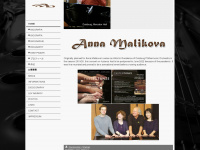 malikova.com Webseite Vorschau