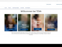 tena.at Webseite Vorschau
