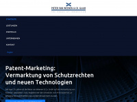 patent-marketing.com Webseite Vorschau