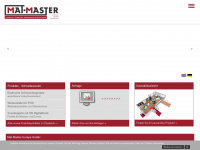 mat-master.com Webseite Vorschau