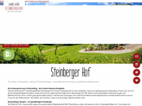 steinbergerhof.de Webseite Vorschau