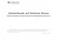 zahnarzt-brannenburg.de Webseite Vorschau