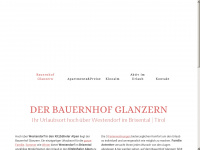 bauernhof-glanzern.com Webseite Vorschau