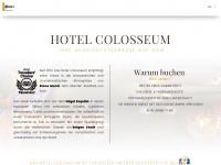 hotelcolosseum.com Webseite Vorschau