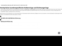 precisionrings.de.com Webseite Vorschau