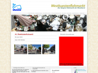 westkuestenflohmarkt.de Webseite Vorschau