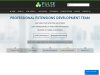 pulseextensions.com Webseite Vorschau