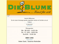 blumen-seeshaupt.de Webseite Vorschau