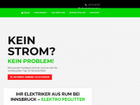 elektropegutter.at Webseite Vorschau