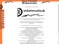wickartsmuehle.de Webseite Vorschau