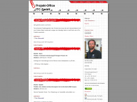 projekt-office.ch Webseite Vorschau