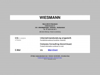 wiesmann.net Webseite Vorschau